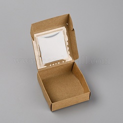 Quadratische faltbare Kraftpapierboxen&nbsp;CON-WH0083-15