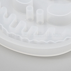 Stampi in silicone per ciondolo halloween fai da te jack-o-lantern&nbsp;X-DIY-P006-53
