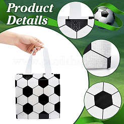 30 pz. Borsa in tessuto non tessuto con stampa di calcio e manico&nbsp;ABAG-PH0002-01B