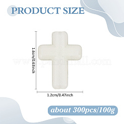 100g leuchtende transparente Acrylperlen&nbsp;LACR-ME0001-01