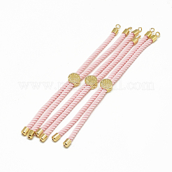 Nylon Twisted Cord Armband machen&nbsp;MAK-T003-G