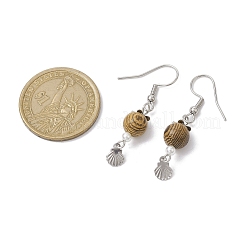Boucles d'oreilles pendantes en acier inoxydable 304 de formes mixtes&nbsp;EJEW-JE05723-02