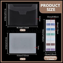 PVC-Aufbewahrungsplatte&nbsp;DIY-WH0888-839