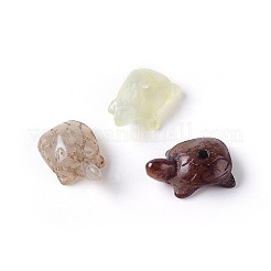 Perles de jade naturelles de style chinois&nbsp;G-L523-089
