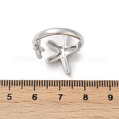 Offene Manschettenringe aus Messing für Damen&nbsp;RJEW-R032-05P