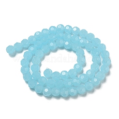 Soportes de cuentas de vidrio de imitación de jade&nbsp;EGLA-A035-J8mm-D09