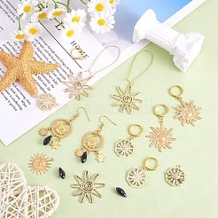 Kit de fabricación de aretes de gota de sol de diy&nbsp;DIY-SZ0009-71