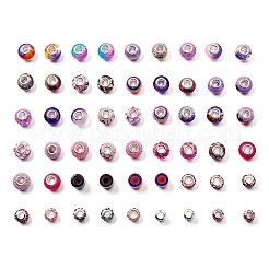 Acryl & Harz & Polymer Ton Strass europäische Perlen&nbsp;FPDL-S015-04C