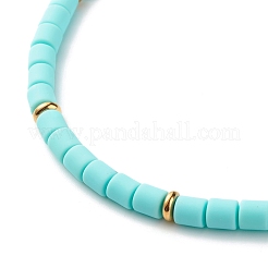 Collares hechos a mano de arcilla polimérica y hematites sintético&nbsp;NJEW-JN03788-04