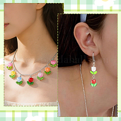 Kits para hacer colgantes de flores DIY&nbsp;DIY-SZ0011-07