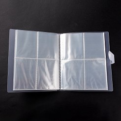 Transparente Aufbewahrungsbücher für Schmuckorganisatoren&nbsp;AJEW-K033-02