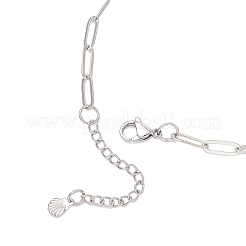Braccialetti con ciondoli in acciaio inossidabile 304 a tema oceano&nbsp;BJEW-JB12218-03