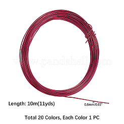 Fil d'artisanat rond en aluminium&nbsp;AW-PH0002-12A