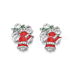 Crémaillère placage pendentifs en émail d'alliage&nbsp;X-ENAM-N055-143P