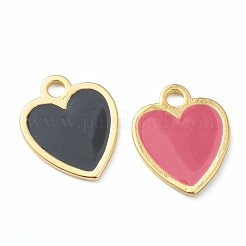 Pendentifs d'émail en laiton &nbsp;KK-B030-09G