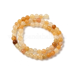 Topazio naturale fili di perle di giada&nbsp;G-K146-63-3mm