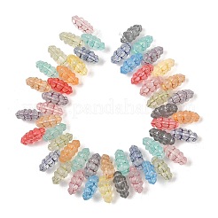 Peinture cuite perles de verre opaques&nbsp;GL-CBA4370-06