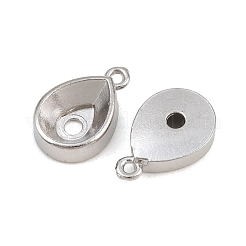 Sertissage de strass pour breloques en acier inoxydable 304&nbsp;SA-CBAC865-08D-P