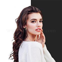 Orecchini a bottone vintage con fiori da donna&nbsp;JE1095C