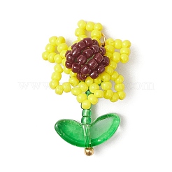 Pendenti con perline di vetro&nbsp;PALLOY-MZ00876