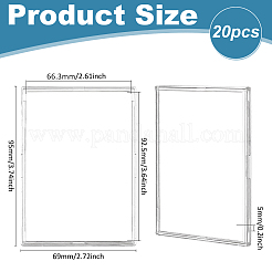 Desktop-Bilderrahmen aus transparentem Acryl&nbsp;AJEW-WH0606-37A