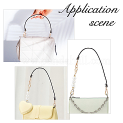 Taschenriemen aus Kunstleder und Verlängerung aus Kunstperlenperlen aus Kunststoff&nbsp;FIND-WH0126-373B