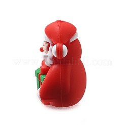 Perles focales en silicone sur le thème de Noël&nbsp;SIL-L007-01A