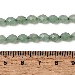 Natürlichen grünen Aventurin Perlen Stränge&nbsp;G-K376-F14-01
