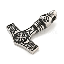 Wikinger-Anhänger aus chirurgischem Edelstahl 316&nbsp;STAS-E212-85AS