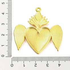 Legierung Anhänger Fassungen für Strasssteine&nbsp;PALLOY-H132-02G-02