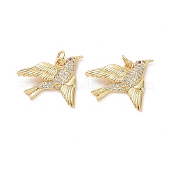 Ottone micro spianare pendenti zirconi&nbsp;ZIRC-I063-33G