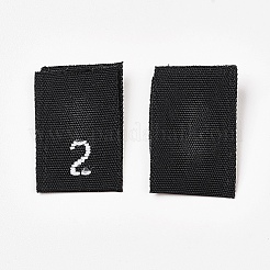 Etichetta di abbigliamento in poliestere&nbsp;FIND-WH0030-01