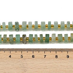 Natürliche grüne Erdbeere Quarzperlen Stränge&nbsp;G-F796-A08-01