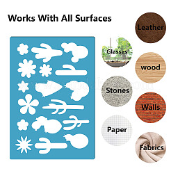 Handarbeitsvorlage für Acrylohrringe&nbsp;DIY-WH0359-035