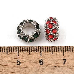 Platinbeschichtete Legierung Grade ein Strass europäischen Perlen&nbsp;CPDL-J022-11x6mm-P