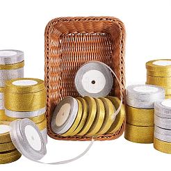 Nastro metallico glitterato&nbsp;OCOR-T001-12mm-YC
