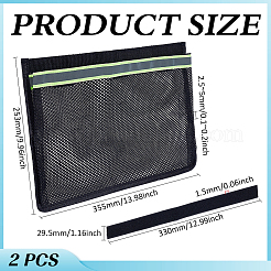 Aufbewahrungstaschen aus Polyester-Yachtnetz&nbsp;AJEW-WH0752-380B