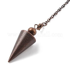 Pendolo da rabdomanzia in ottone pendenti a cono a punta grande&nbsp;KK-H491-04