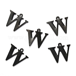 Alphabet-Anhänger aus Edelstahl 304&nbsp;STAS-H122-W-EB