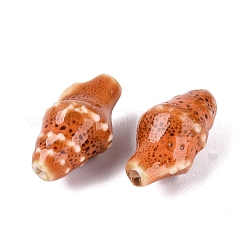 Perles de porcelaine vintage faites à la main&nbsp;PORC-Q006-08E