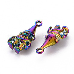 Aluminium Anhänger & Charms&nbsp;PALLOY-S180-101-NR