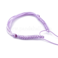 Fabrication de bracelet en nylon tressé réglable&nbsp;AJEW-JB00917-02