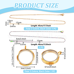 DIY-Kits zur Herstellung von Halsketten mit Anhänger&nbsp;STAS-PH0006-46