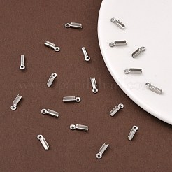 Anlaufgeschützte 201 Edelstahl-Klappkabelenden mit Crimp-Verschluss&nbsp;X-STAS-R055-07