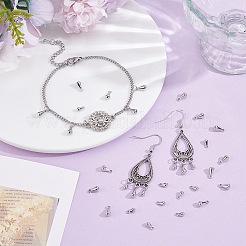 80 Stück 2 Stile Messing Charms&nbsp;KK-BBC0026-17P