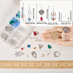 DIY-Set zur Herstellung von Kronleuchter-Ohrringen aus Legierung im chinesischen Stil&nbsp;DIY-SC0024-23