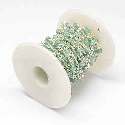 Cuentas de cuentas de jade rondelle facetadas hechas a mano para hacer collares pulseras&nbsp;CHC-L026-06