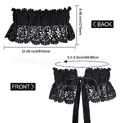 Ceintures corset élastiques larges en polyester bowknot&nbsp;AJEW-WH0248-31B
