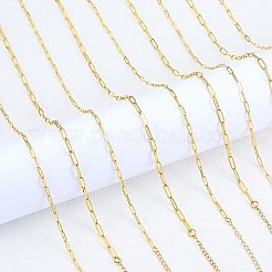 10 collar de cadena con clip de acero inoxidable 201 para mujer&nbsp;NJEW-SZ0001-71