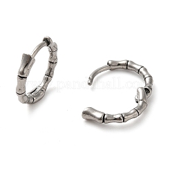 Orecchini a cerchio in acciaio chirurgico inossidabile 316 anti-ossidazione&nbsp;EJEW-Q795-09AS-01